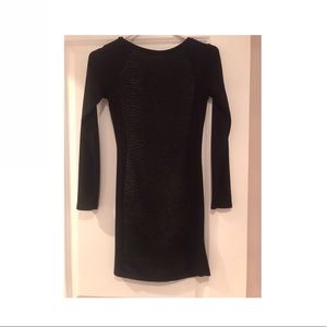 Black long sleeve dress